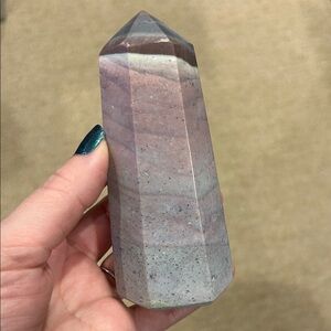 Ocean Jasper Crystal Point Tower